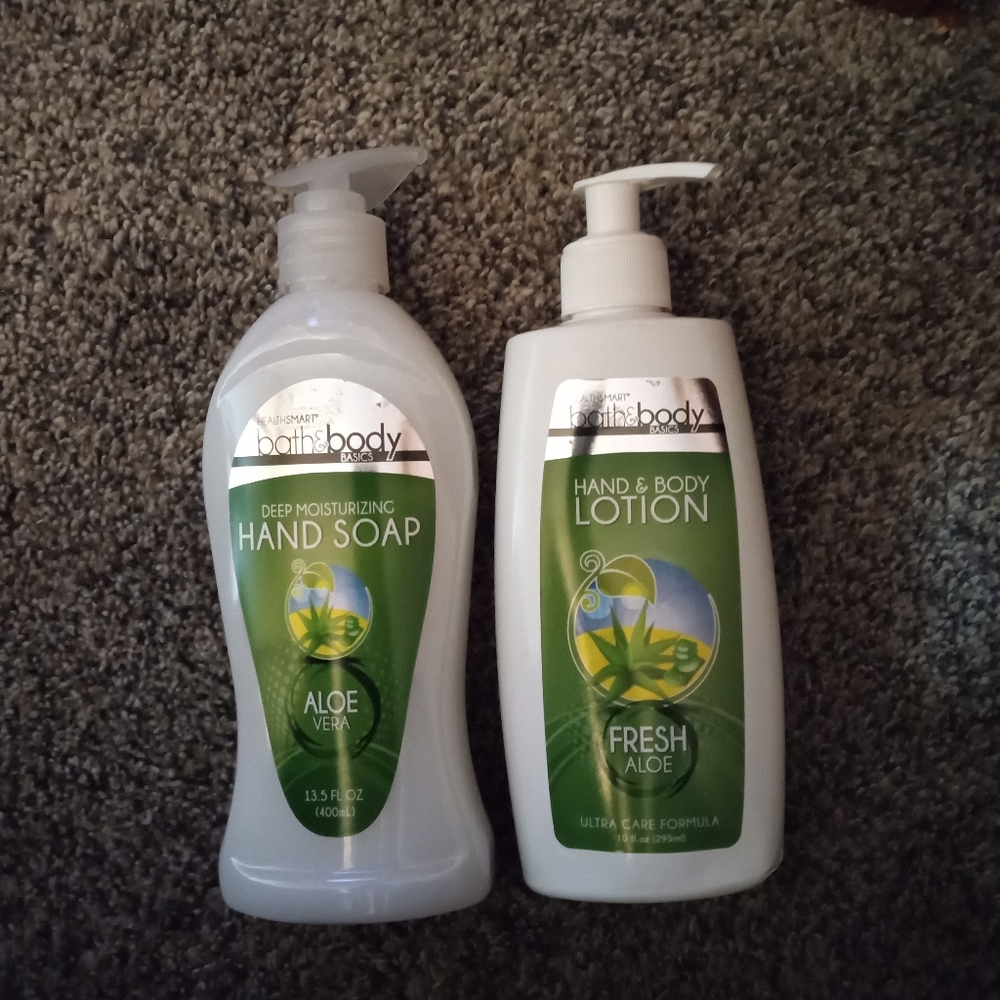 Bath & Body Aloe Hand Soap & Lotion Set